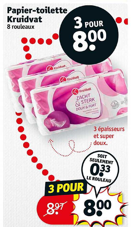 papier-toilette kruidvat