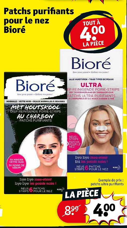 Patchs Purifiants Pour Le Nez Bioré