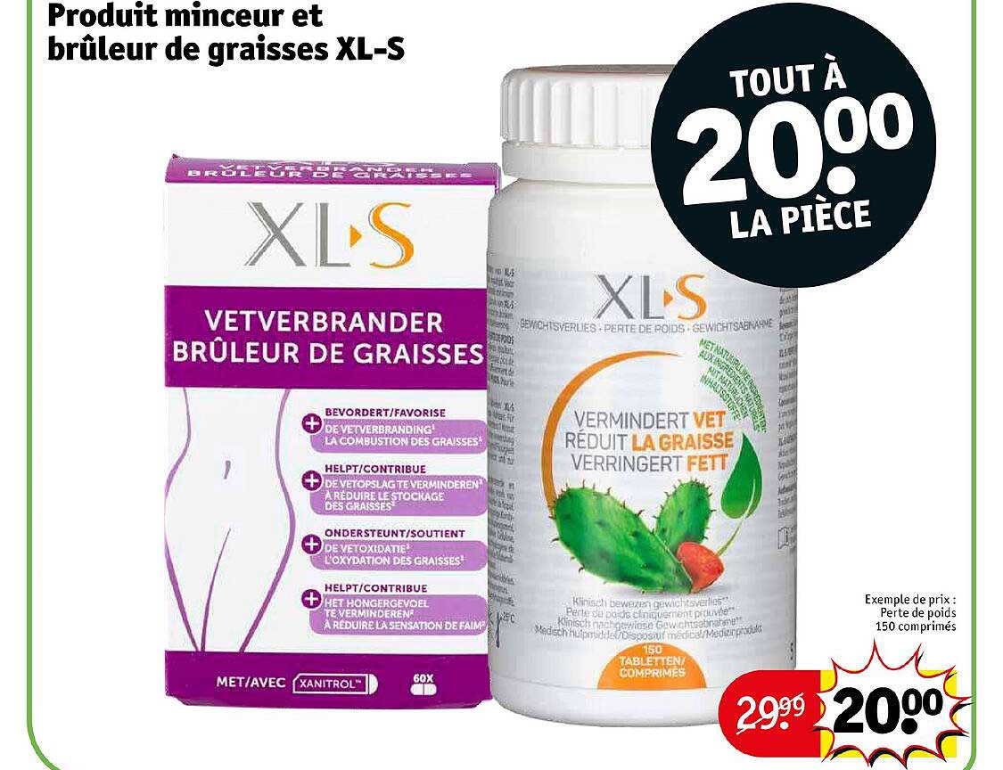 produit minceur et brûleur de graisses xl-s