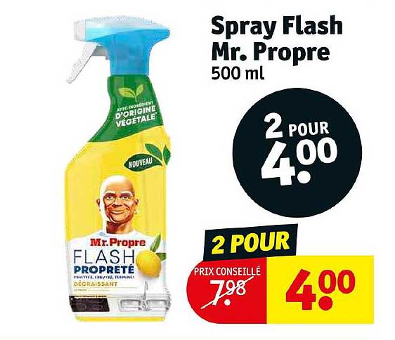 spray flash mr. propre