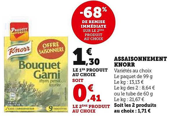 assaisonnement knorr