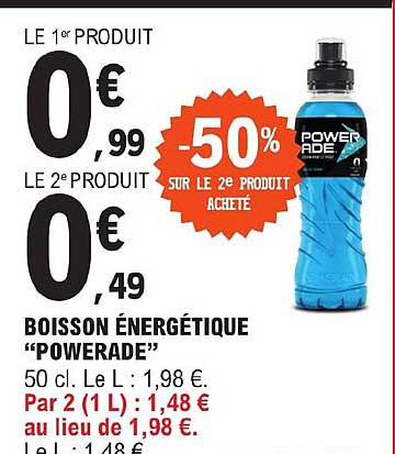 boisson énergétique "powerade"