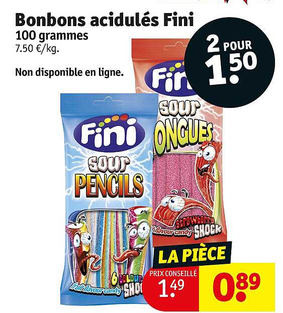 Bonbons Acidulés Fini