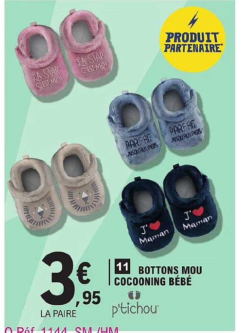 bottons mou cocooning bébé p'tichou