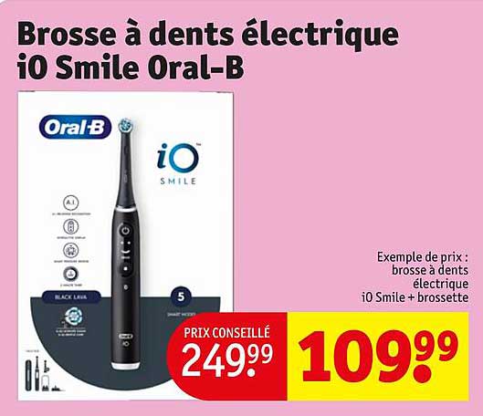 brosse à dents électrique iO smile oral-b