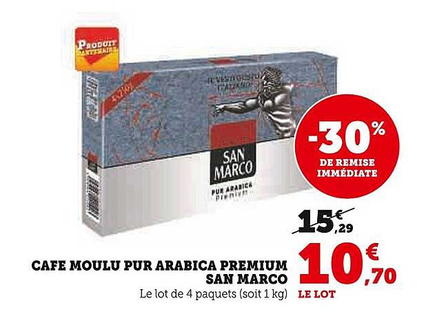 café moulu pur arabica premium san marco