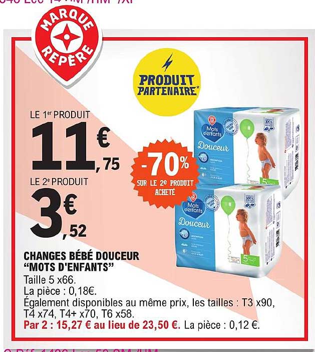 changes bébé douceur "mots d'enfants"