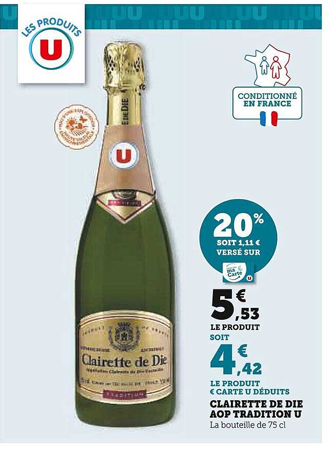 clairette de die aop tradition u