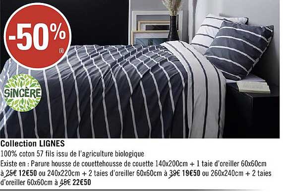 collection lignes sincère