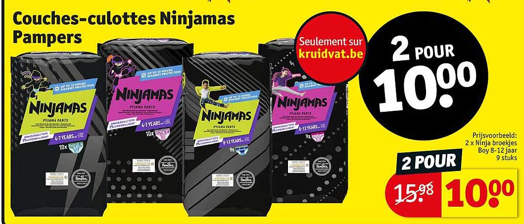 couches-culottes ninjamas pampers