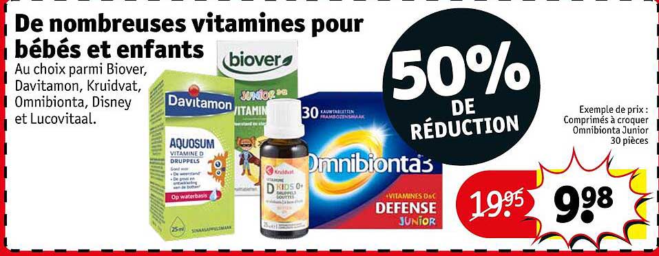 De Nombreuses Vitamines Pour Bébés Et Enfants