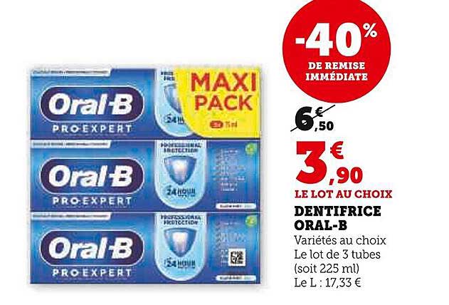 dentifrice oral-b