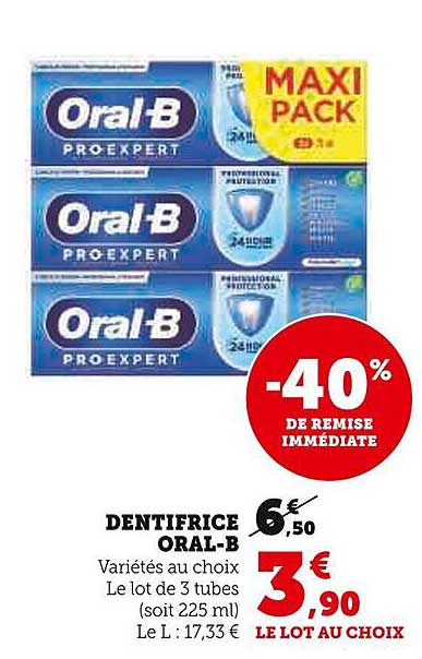 dentifrice oral-b