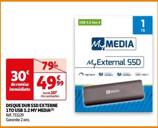 disque dur ssd externe 1to usb 3.2 my media