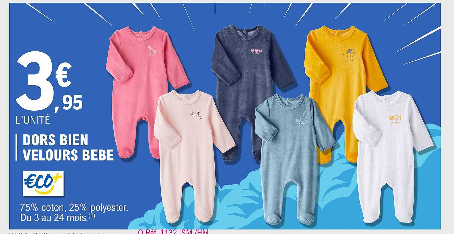 dors bien velours bébé éco+