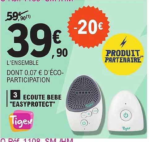 écoute bébé "easyprotect" tigex