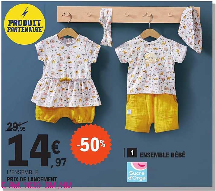 ensemble bébé sucre d'orge