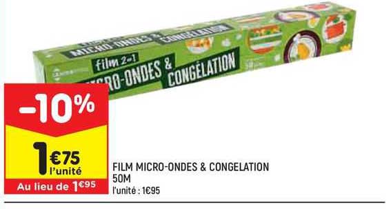 film micro-ondes & congélation 50 m