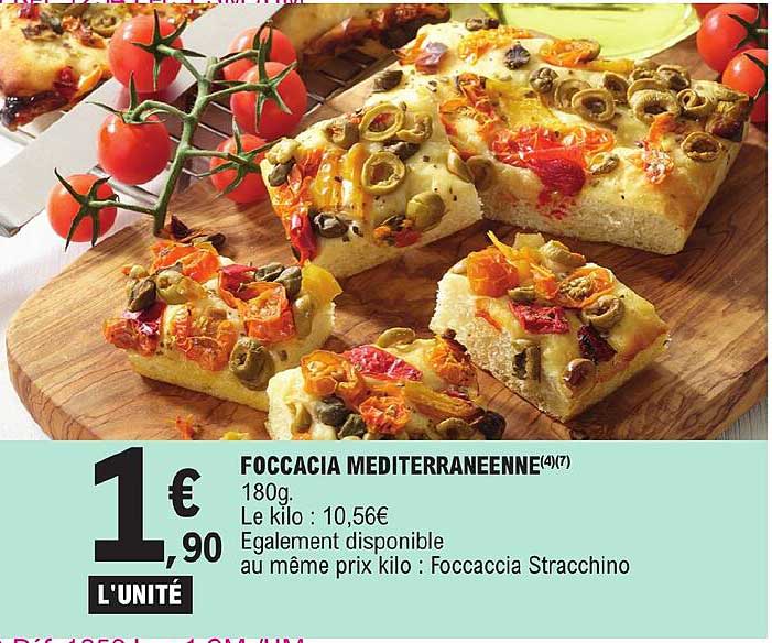 foccacia méditerranéenne