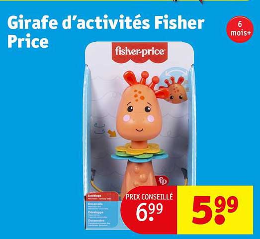 girafe d'activités fisher price
