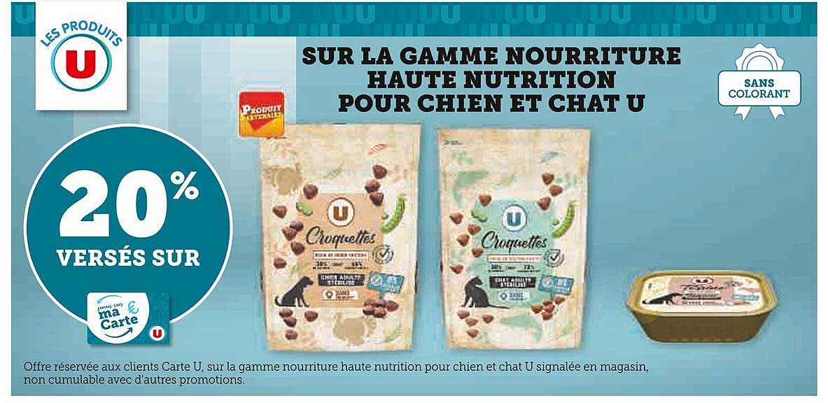 la gamme nourriture haute nutrition pour chien et chat u