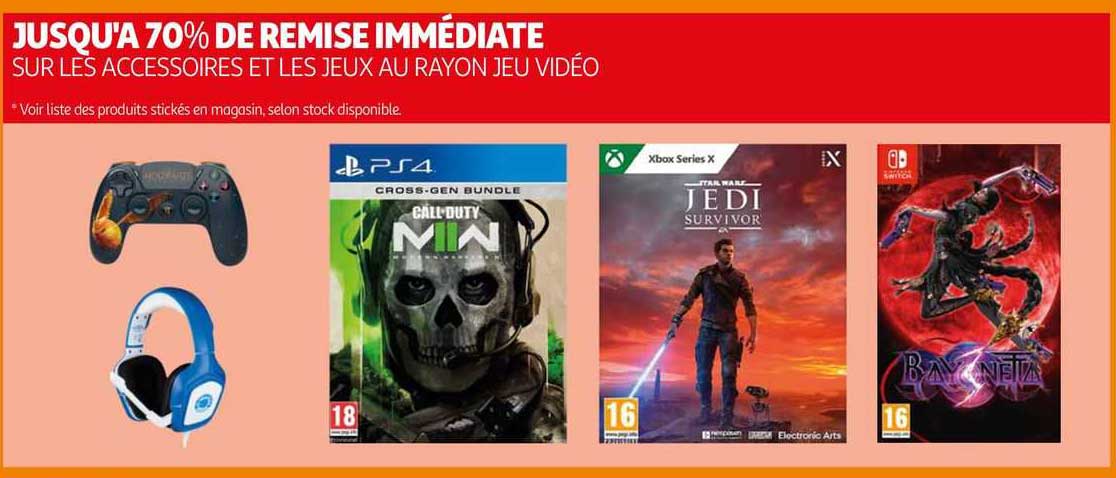 Les Accessoires Et Les Jeux Au Rayon Jeu Vidéo