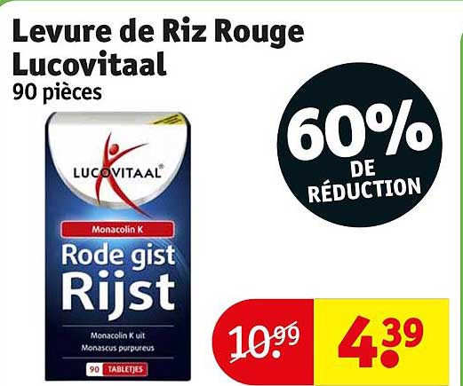levure de riz rouge lucovitaal