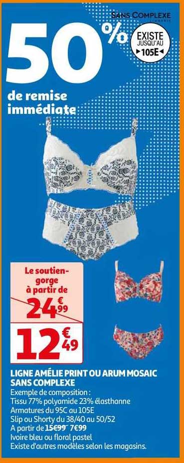 Ligne Amélie Print Ou Arum Mosaïc Sans Complexe