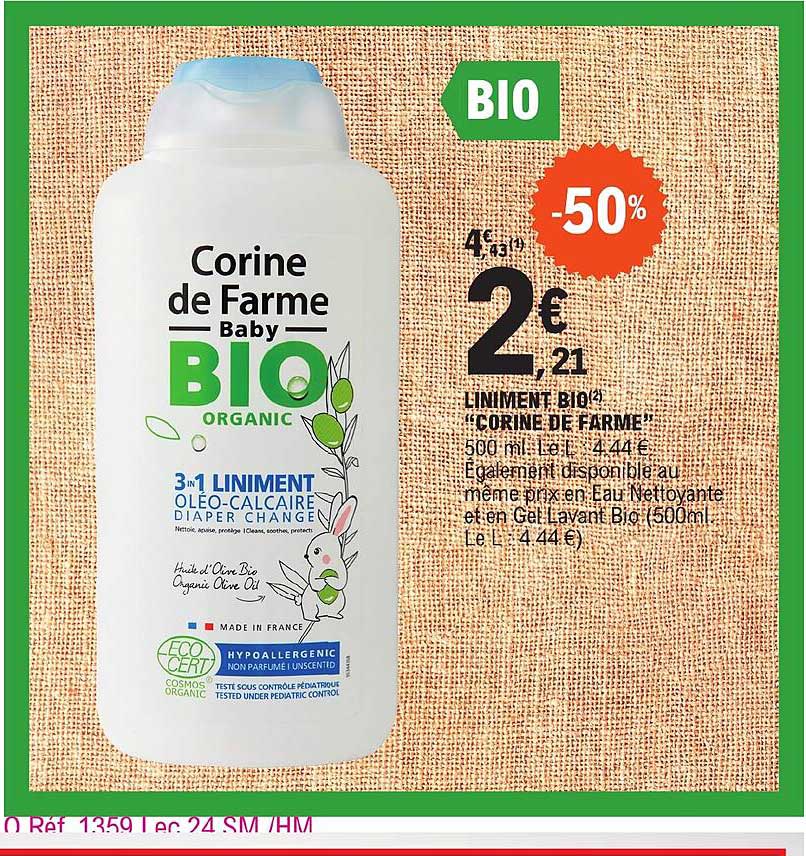 liniment bio "corine de farme"