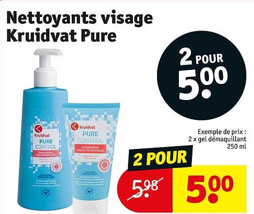 nettoyants visage kruidvat pure