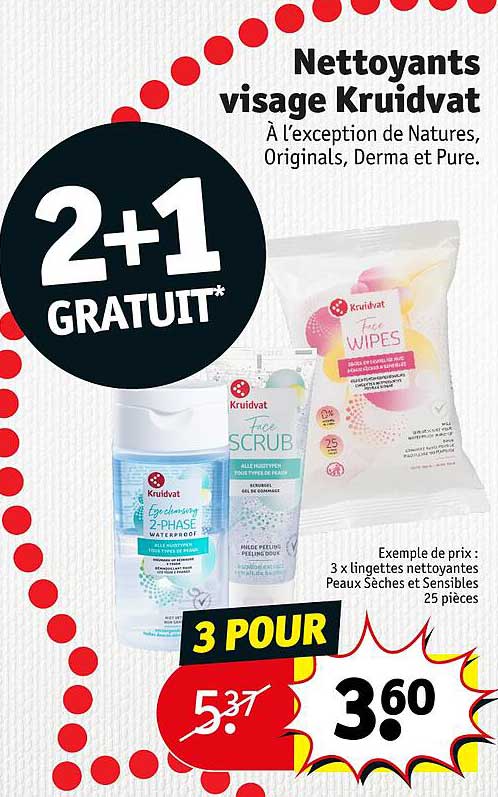 nettoyants visage kruidvat