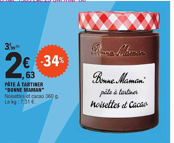 pâte à tartiner "bonne maman"