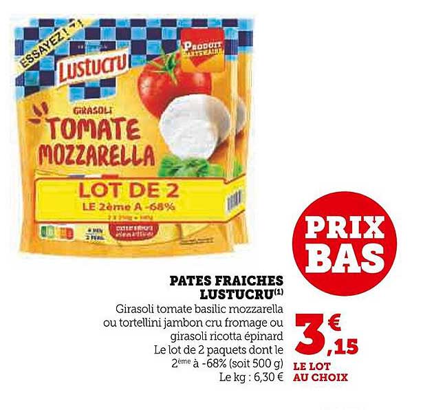 Pâtes Fraîches Lustucru