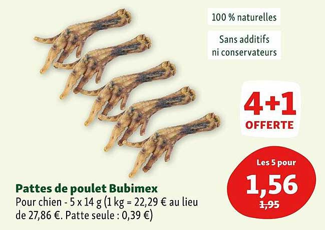 pattes de poulet bubimex