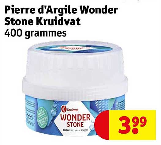 pierre d'argile wonder stone kruidvat 400 grammes