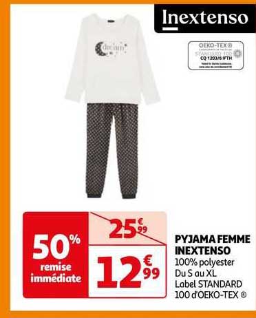 Pyjama Femme Inextenso