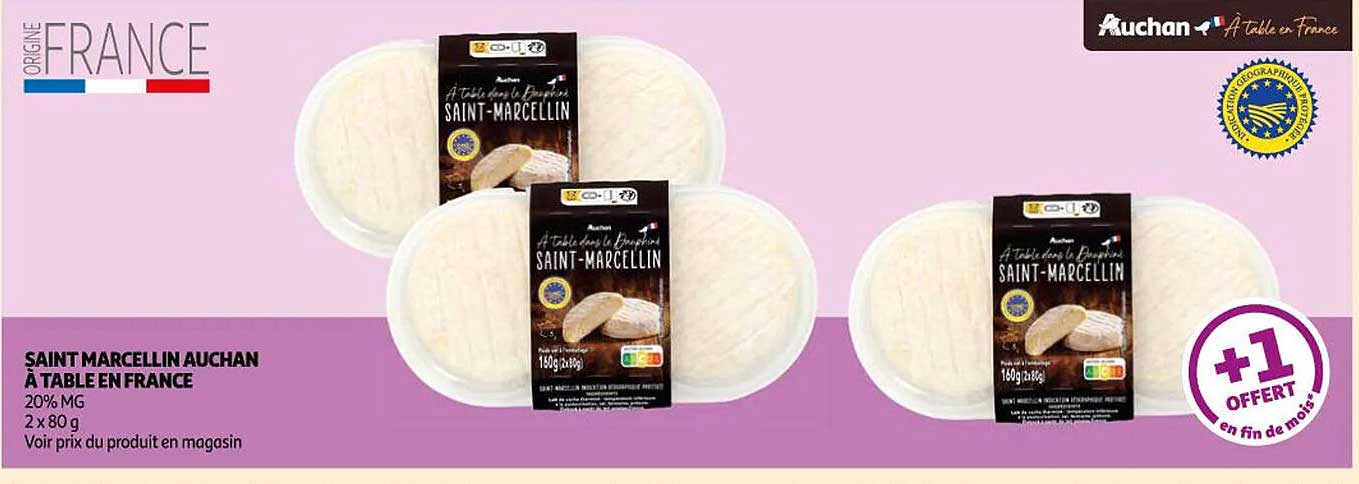 saint marcellin auchan à table en france