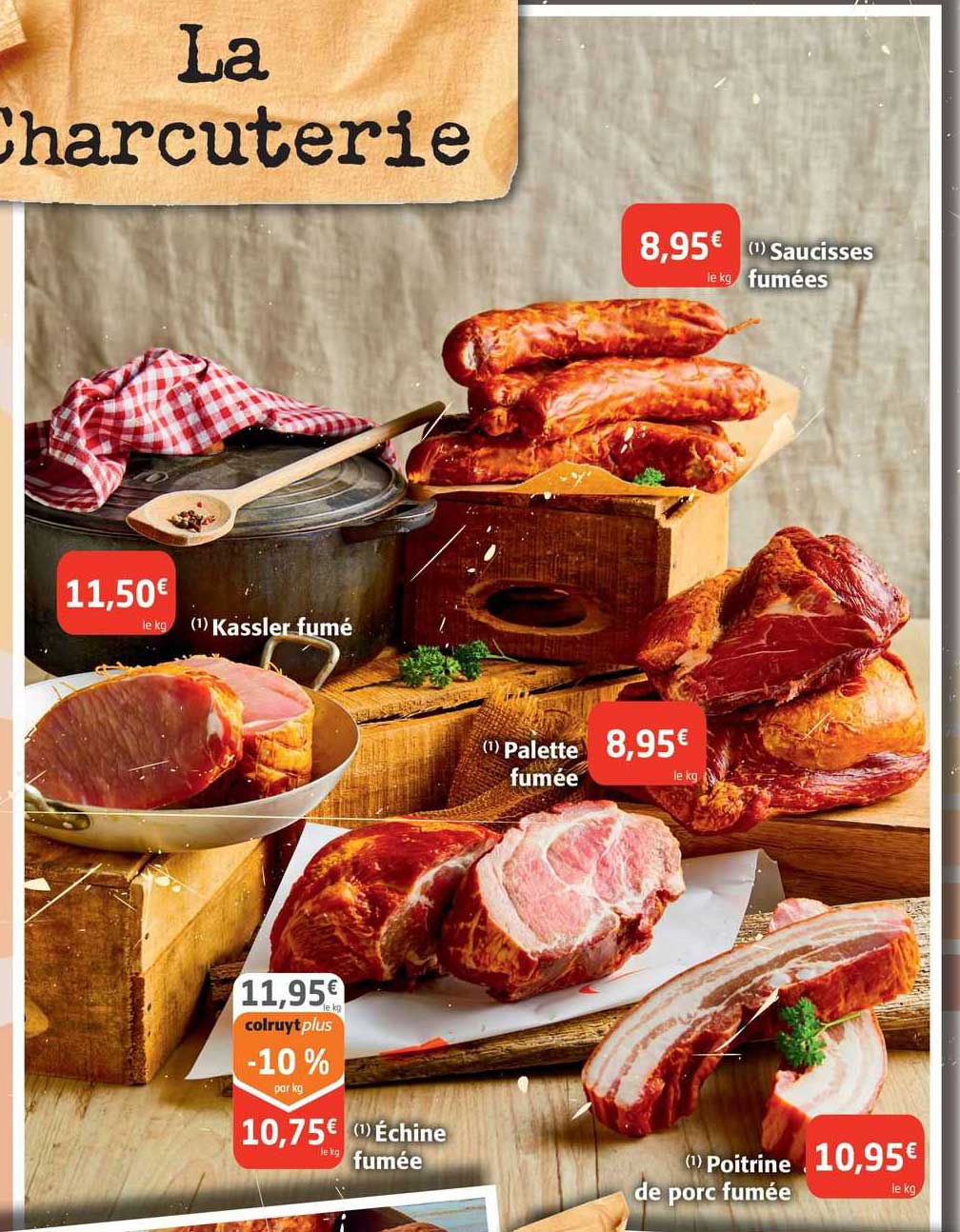 Saucisses Fumées, Kassler Fumé, échine Fumée, Poitrine De Porc Fumée