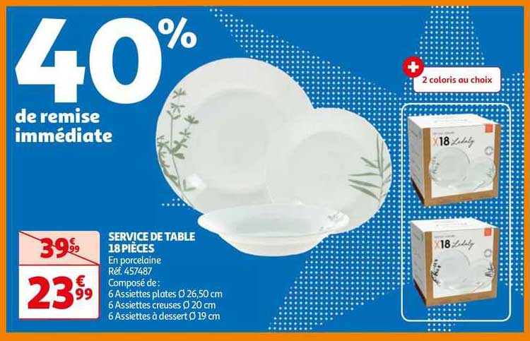 Service De Table 18 Pièces