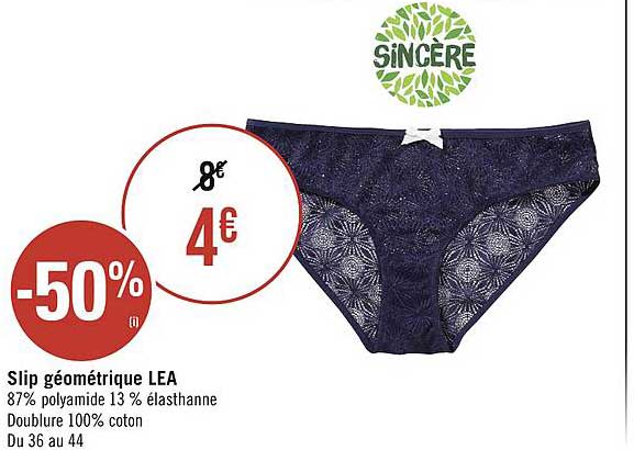 slip géométrique léa sincère