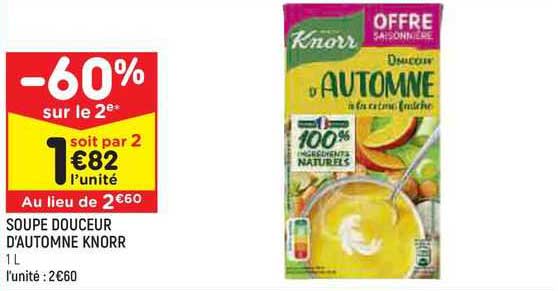 soupe douceur d'automne knorr