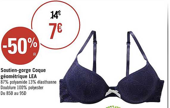 soutien-gorge coque géométrique léa