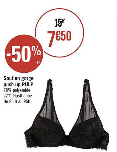 soutien gorge push up pulp