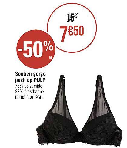 soutien gorge push up pulp