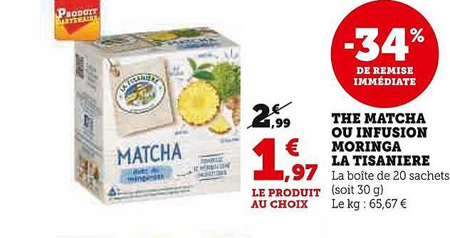 thé matcha ou infusion moringa la tisanière