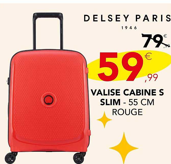 valise cabine s slim delsey paris