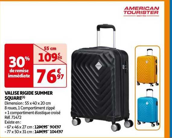 valise rigide summer square american tourister