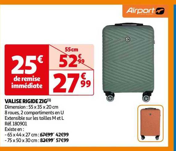 valise rigide zig airport