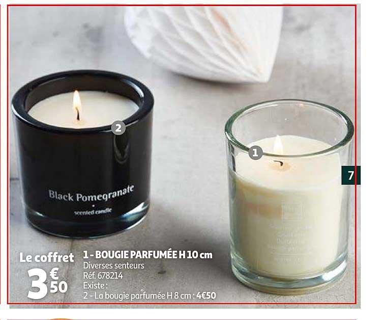 bougie parfumée h10 cm