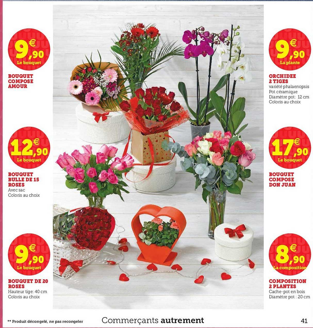 bouquet composé amour, bouquet bulle de 15 roses, bouquet de 20 roses, bouquet  composé don juan, composition 2 plates, orchidée 2 tiges